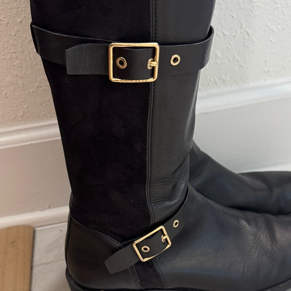 Cole Haan Black Boots. Size 10. - Picture 3 of 7